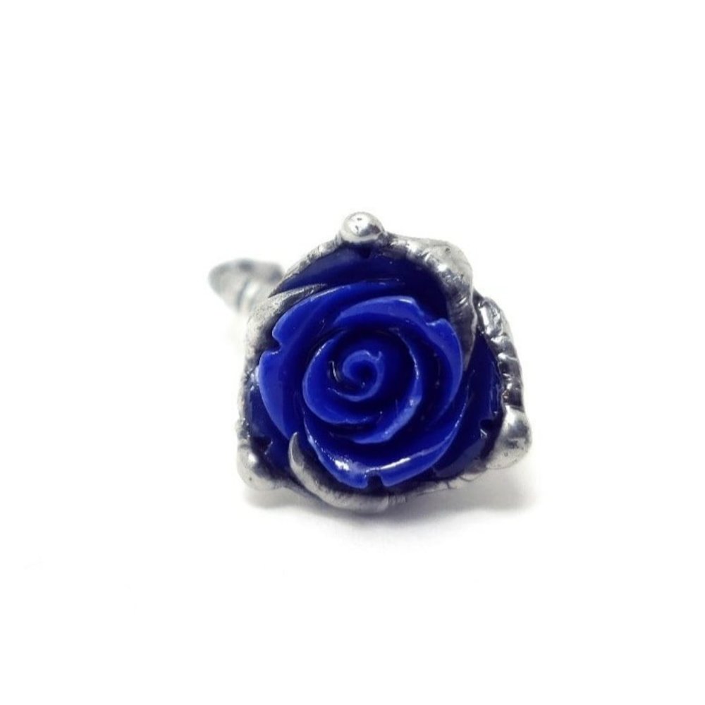 Blue rose ring - Picture 10 of 12